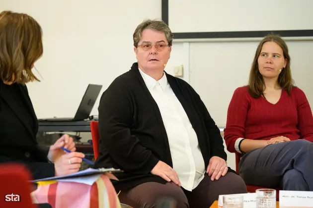 Ljubljana, Slovenski etnografski muzej. Festival hrane za možgane - okrogla miza o iskanju sožitja med kmetijstvom in zagotavljanjem biodiverzitete v času dveh kriz - podnebne in biodiverzitetne. Foto: Jure Makovec/STA