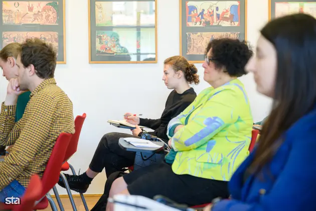 Ljubljana, Slovenski etnografski muzej. Festival hrane za možgane - okrogla miza o iskanju sožitja med kmetijstvom in zagotavljanjem biodiverzitete v času dveh kriz - podnebne in biodiverzitetne. Foto: Jure Makovec/STA